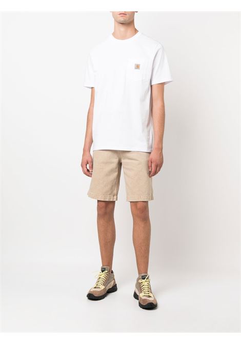 t-shirt pocket uomo bianca CARHARTT WIP | I03043402.XX